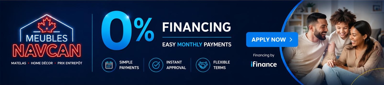 0% Financing — Easy Monthly Payments — Apply Now
